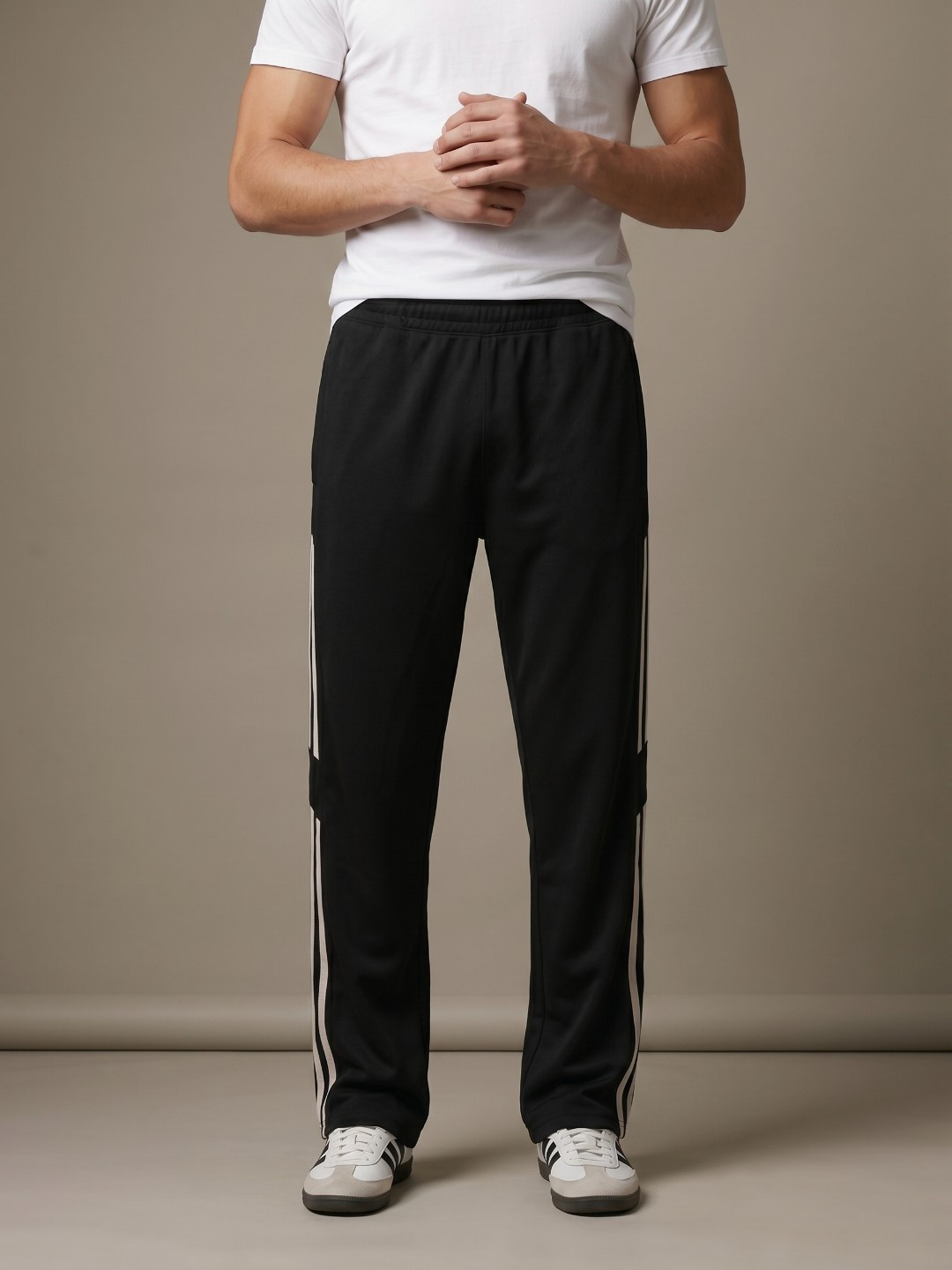 glitchez Men Relaxed Fit Antimicrobial Track Pants