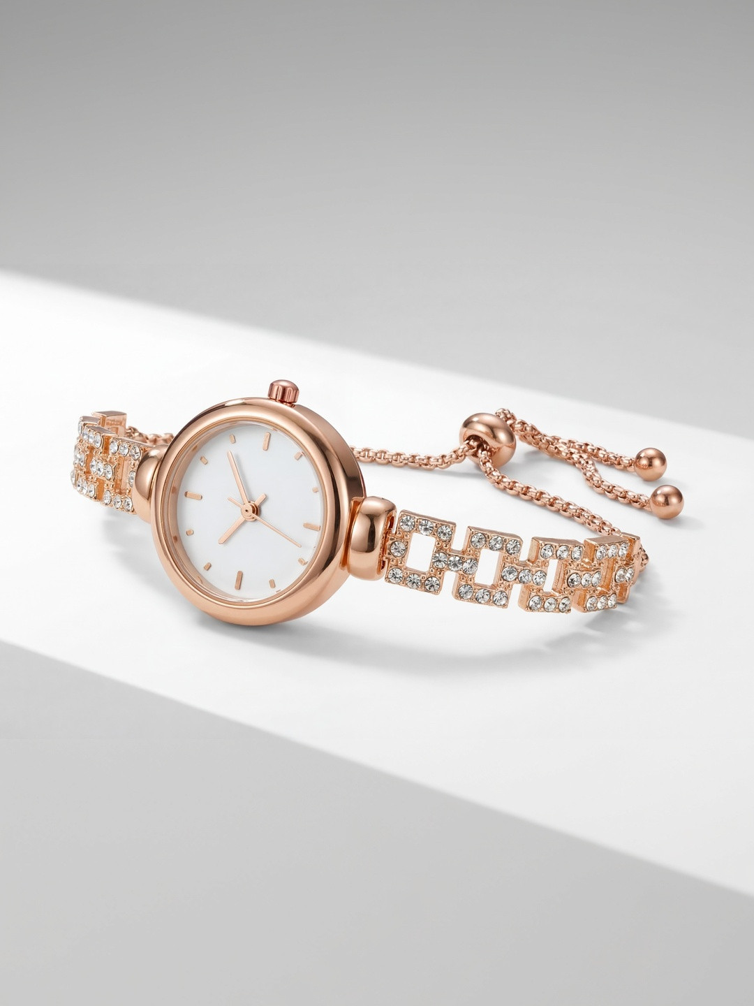 Daniel Radcliffe Brass Mother of Pearl Dial & Bracelet Style Straps Analogue Watch