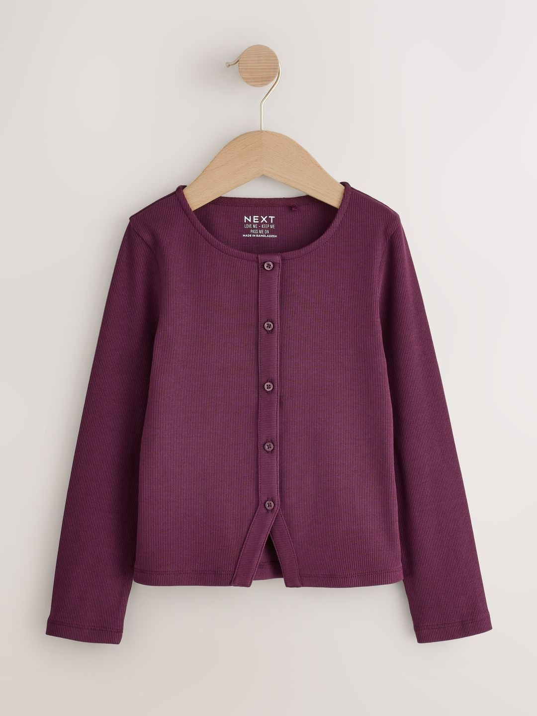 NEXT Girls Ribbed Cardigan