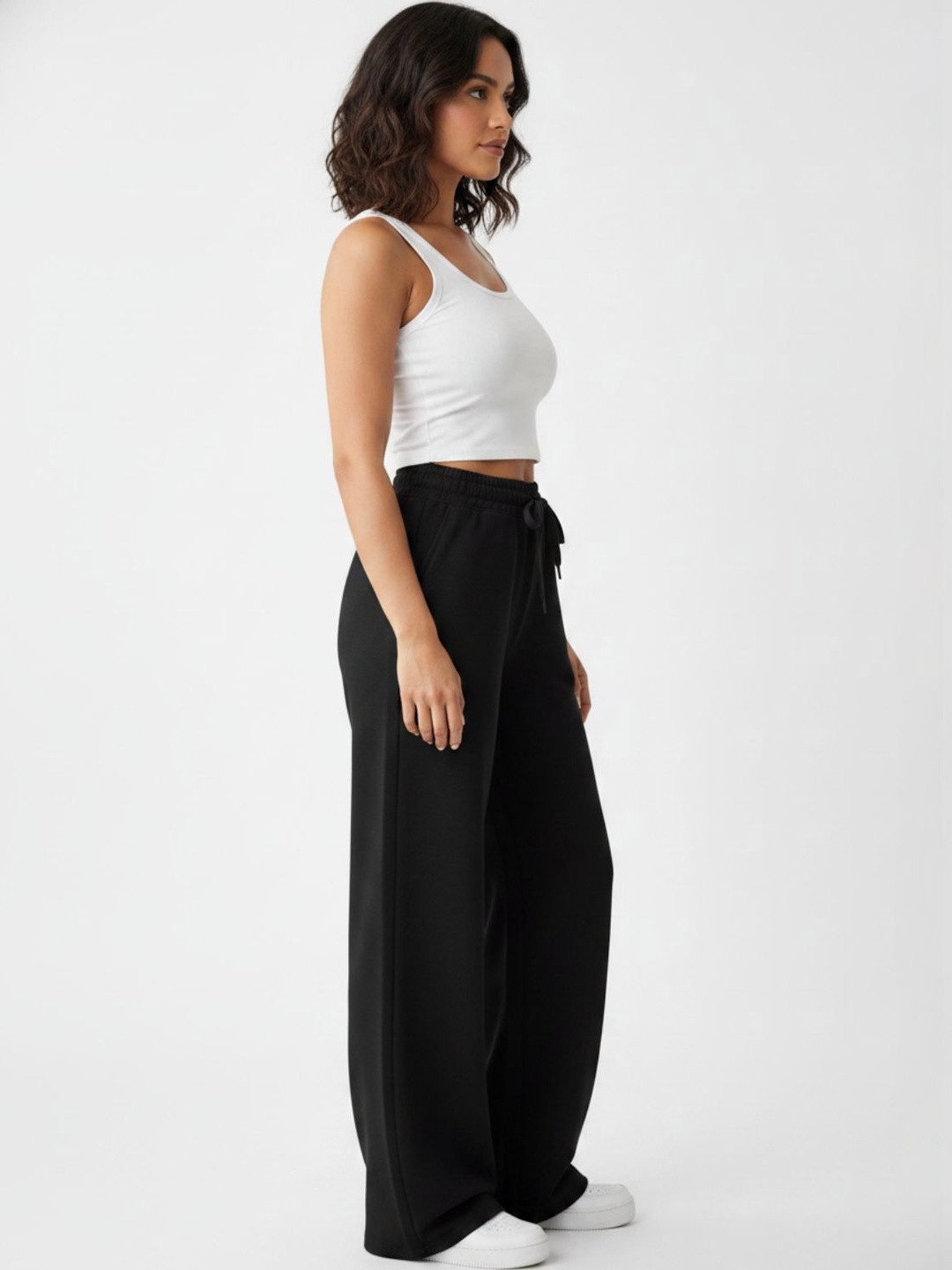Mast & Harbour Women Relaxed Fit Yoga Track Pants
