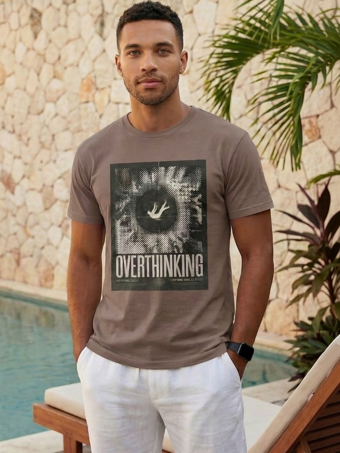RAAX Men Printed Pure Cotton T-shirt