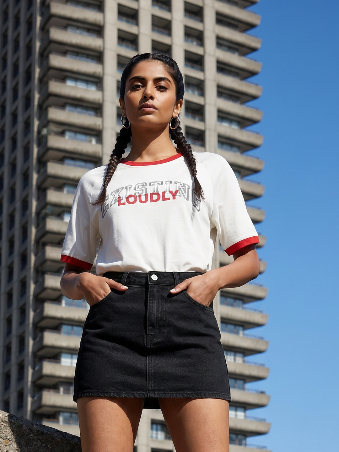The Roadster Life Co. Oversized Printed T-shirt