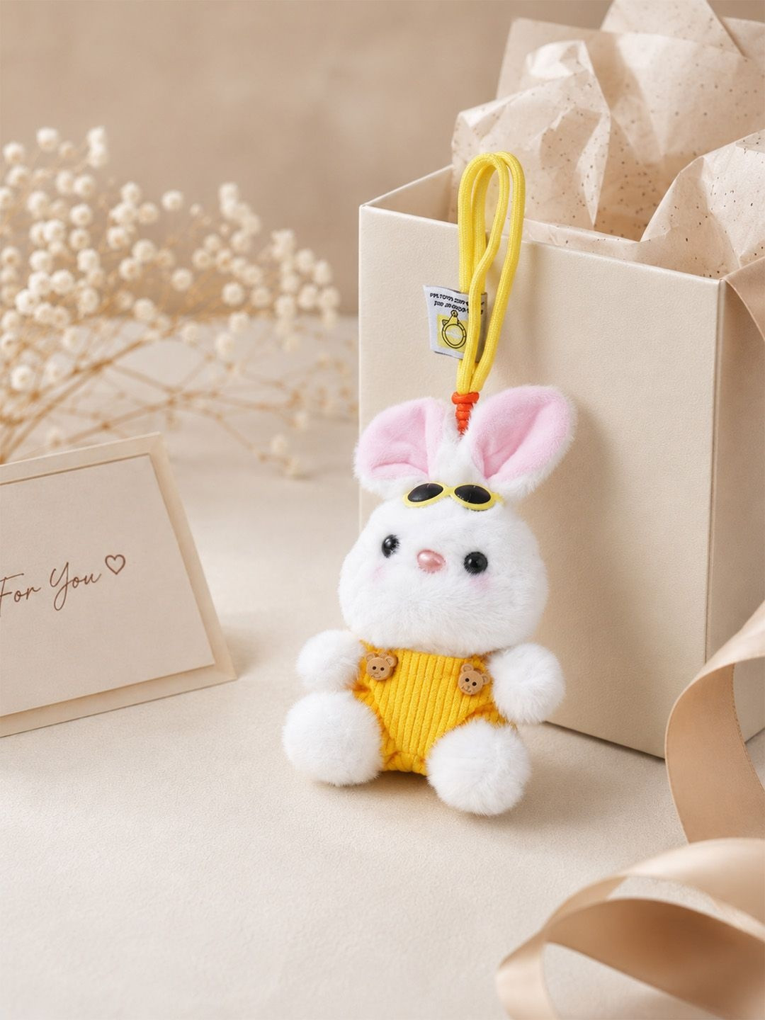 Archies Bunny Keychain With Sunglasses
