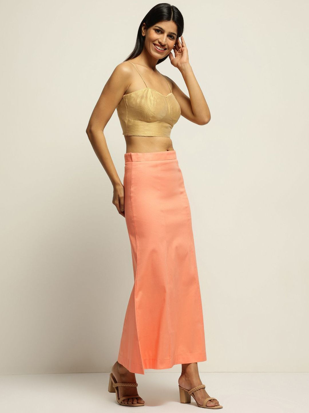 SAREESHADOW Mid-Rise Flared Saree Shapewear