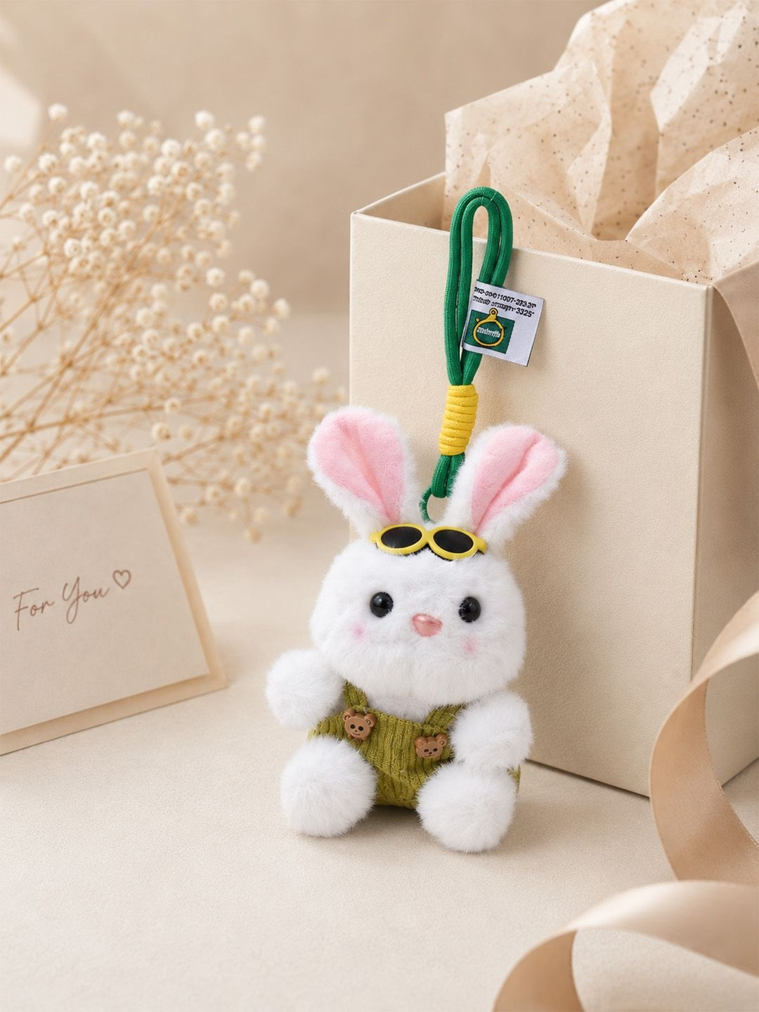 Archies Bunny Keychain With Sunglasses