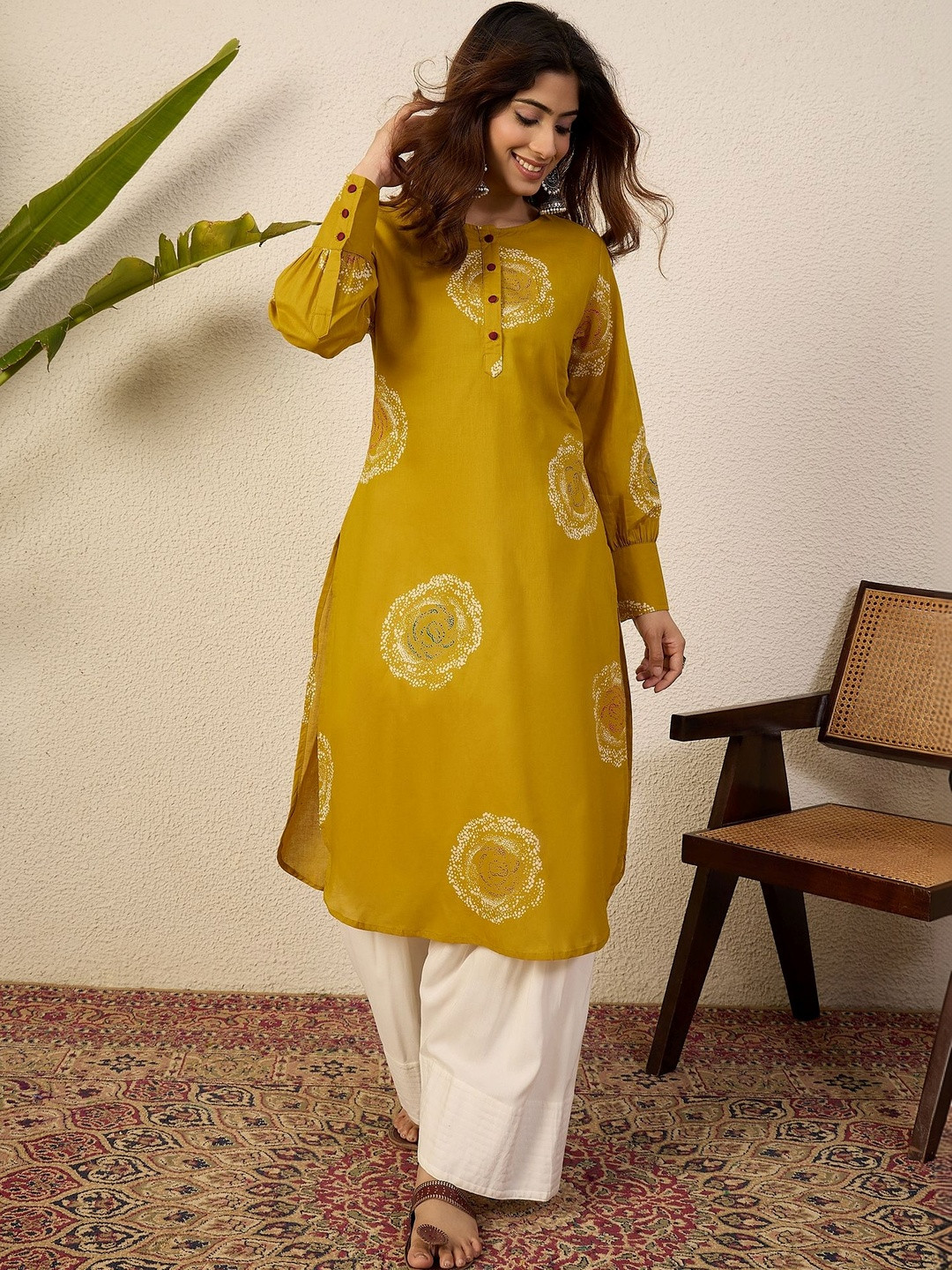 Anouk Women Ethnic Motifs Printed Kurta
