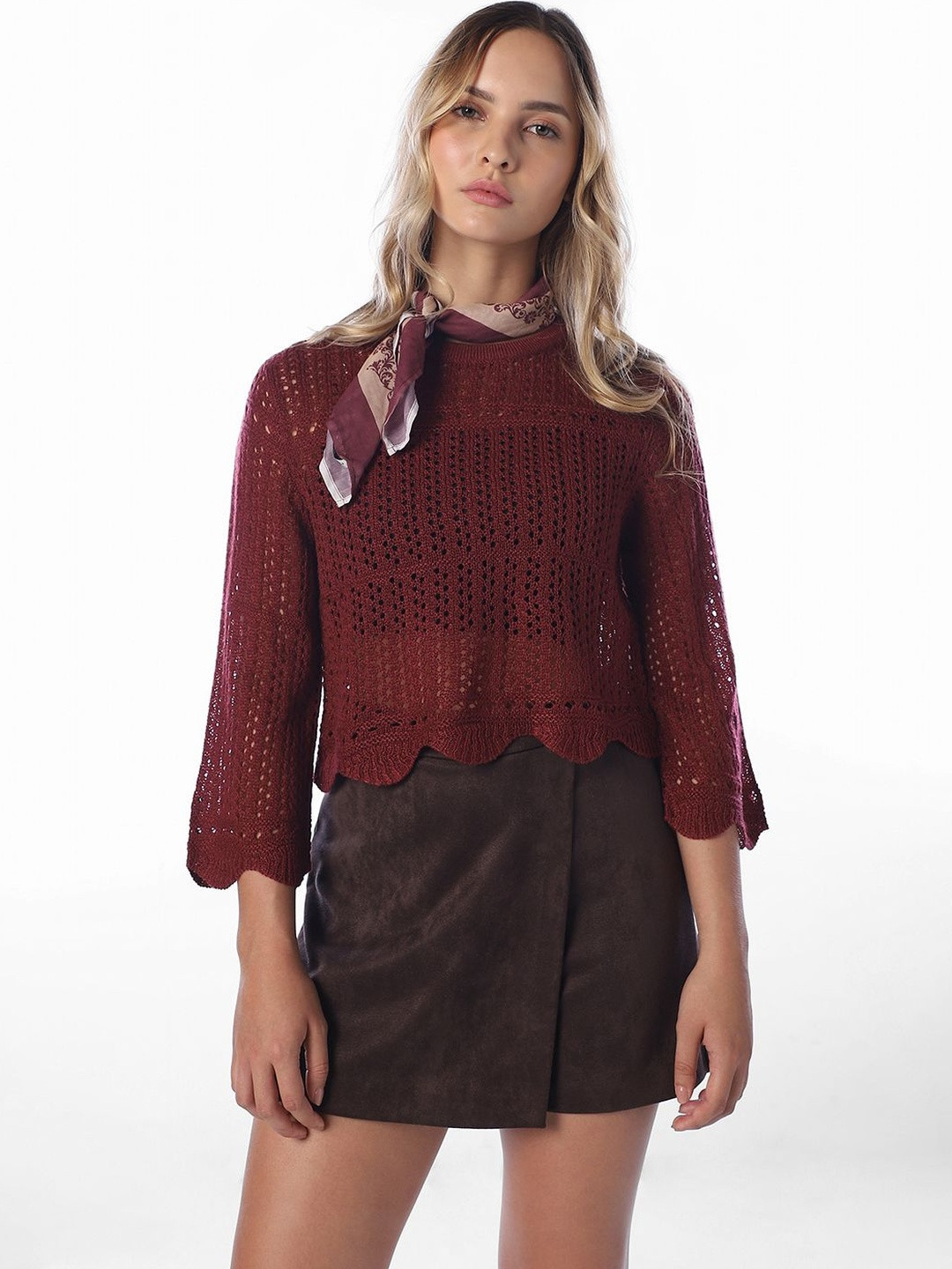 ONLY Flared Sleeve Crop Top