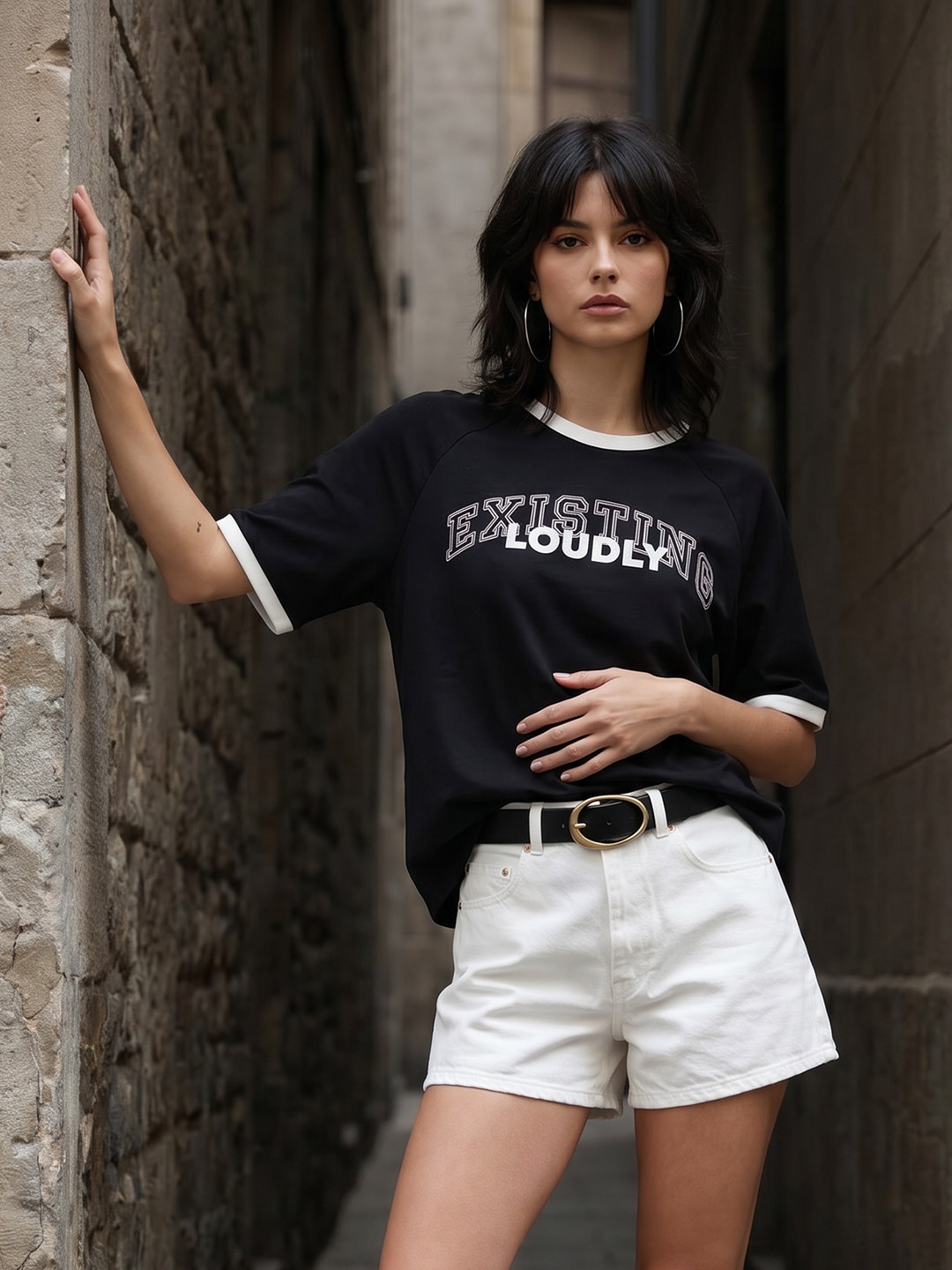 The Roadster Life Co. Typography Printed Relaxed Fit T-shirt