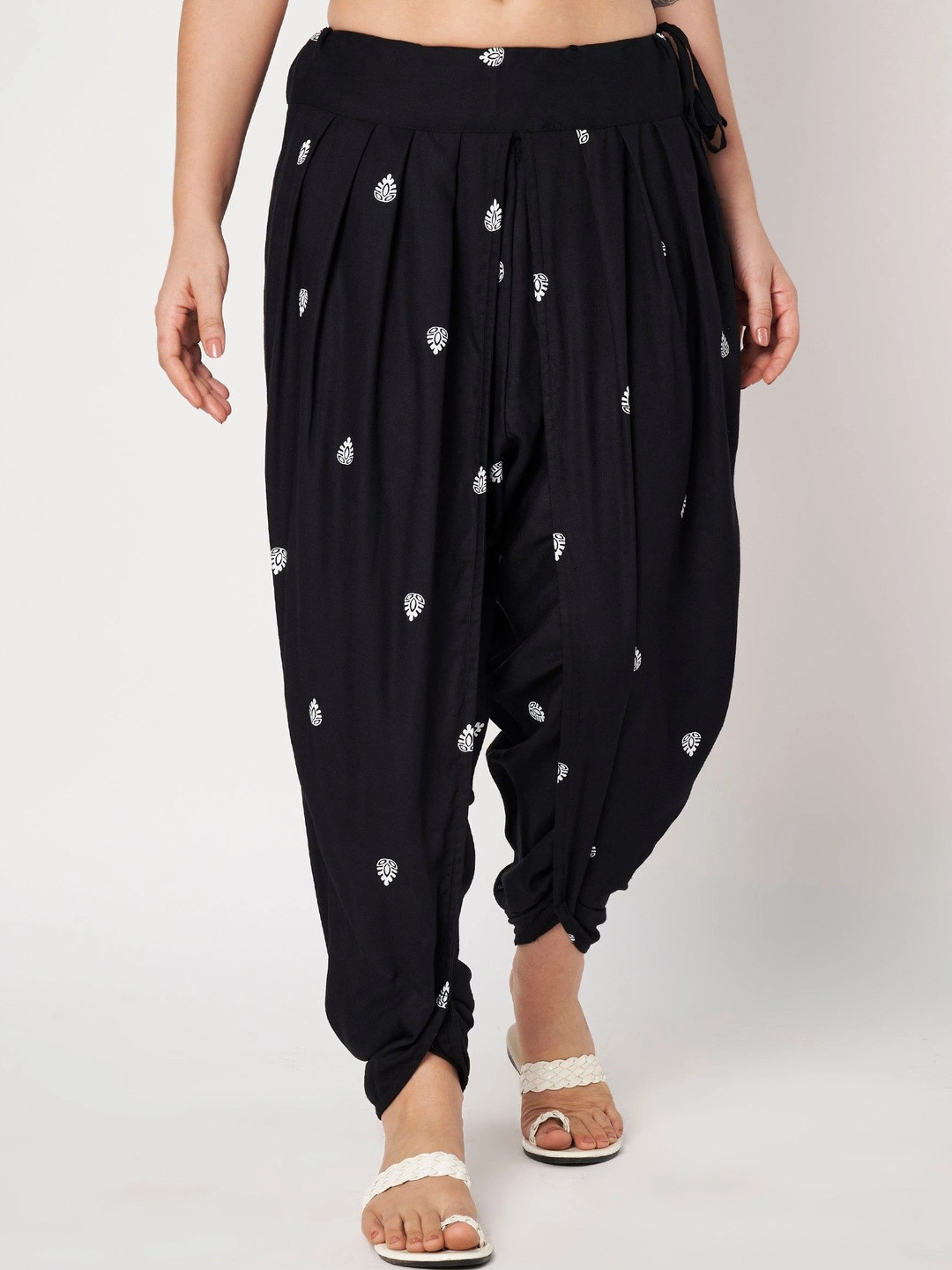 9rasa Women Printed Dhoti Pants Dhotis
