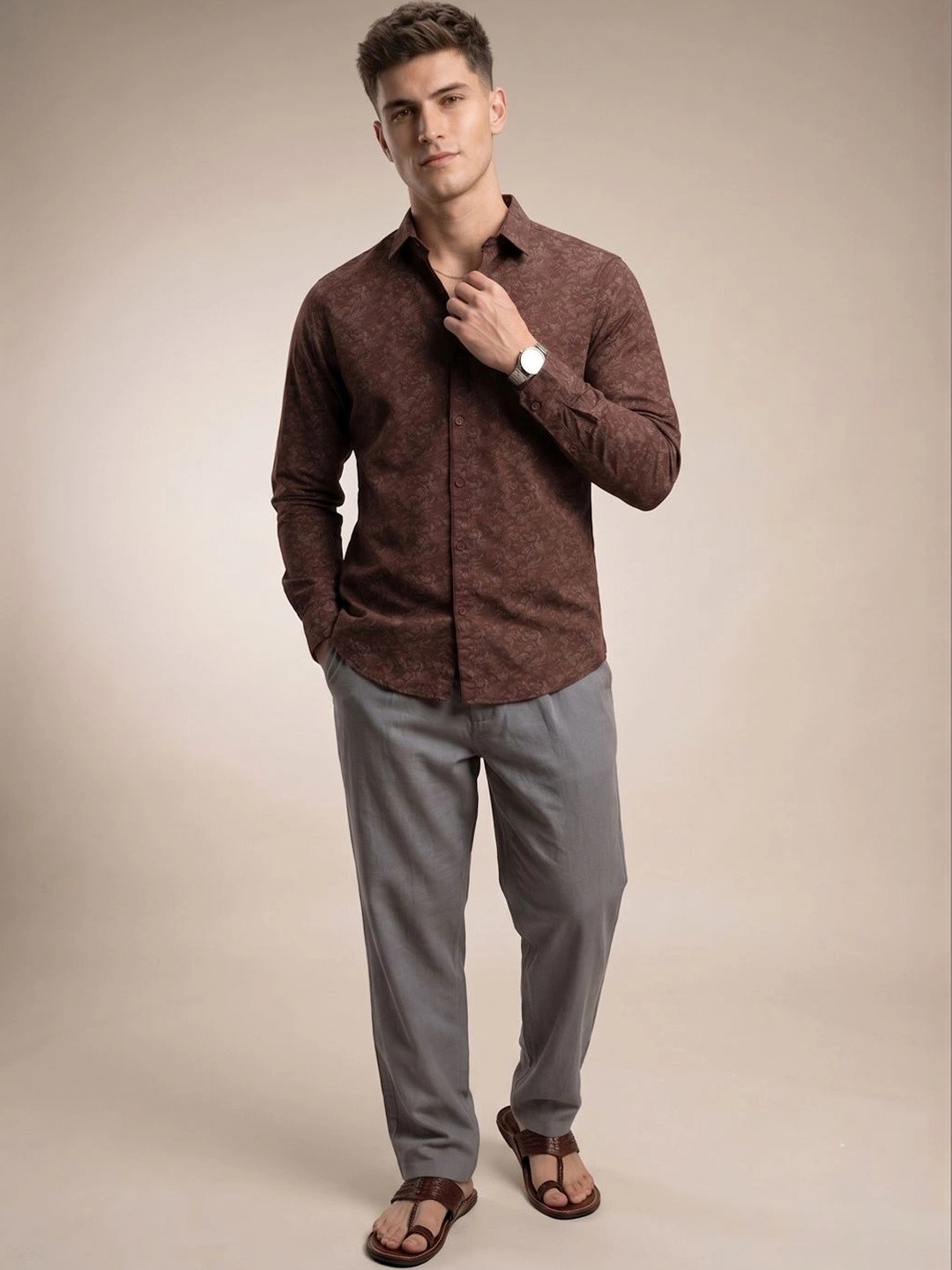 Roadster Men Floral Printed Casual Shirt