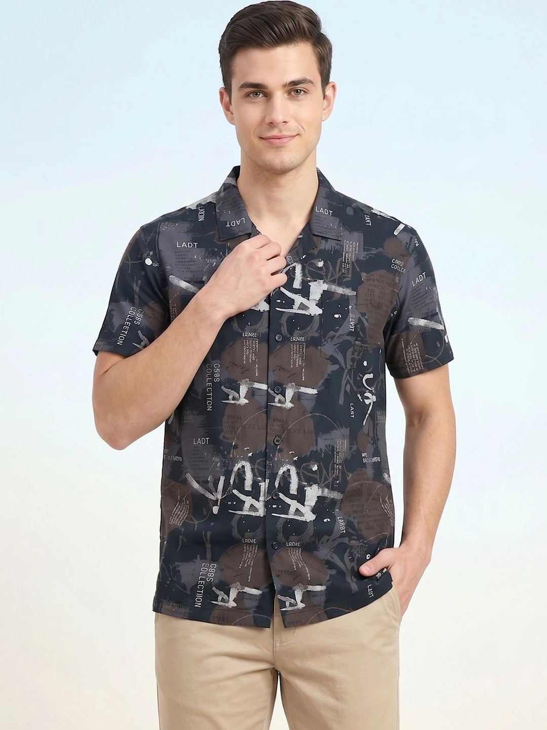 Roadster Men Comfort Printed Casual Shirt