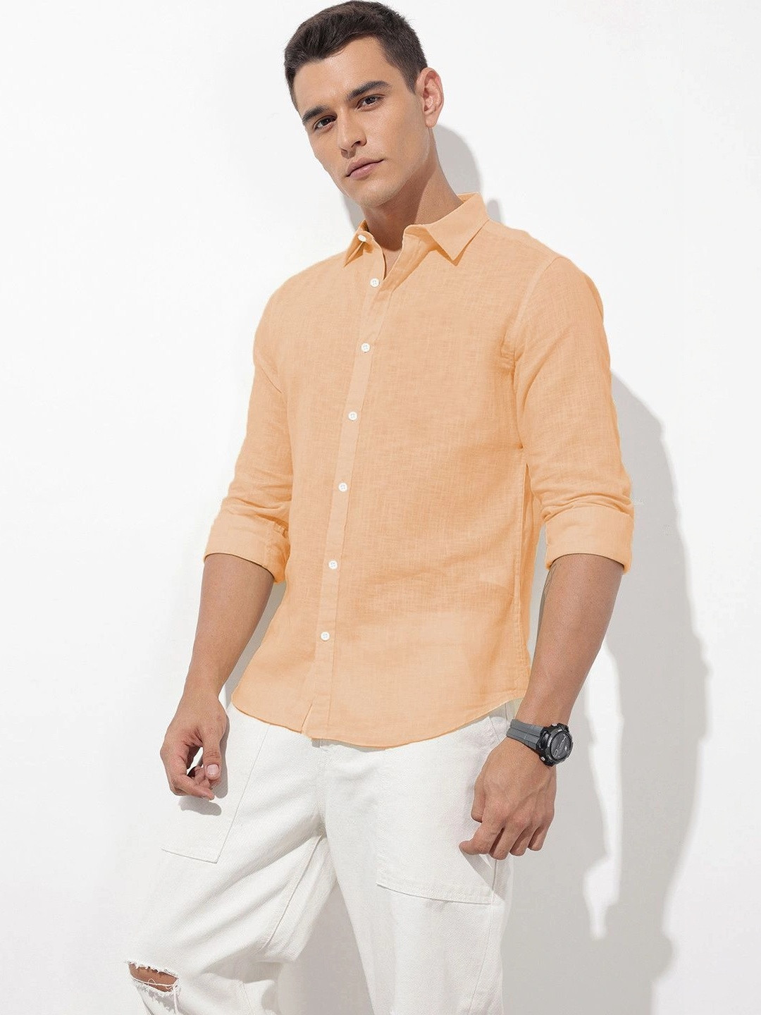 SHIRTZONE Men Straight Casual Shirt