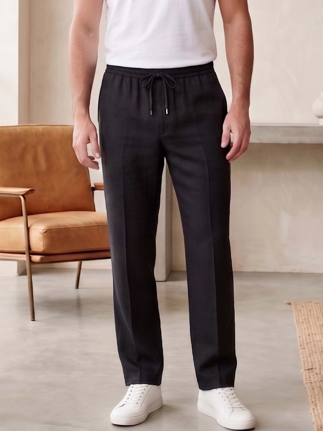 PANTOM Men Relaxed Fit Antimicrobial Track Pants