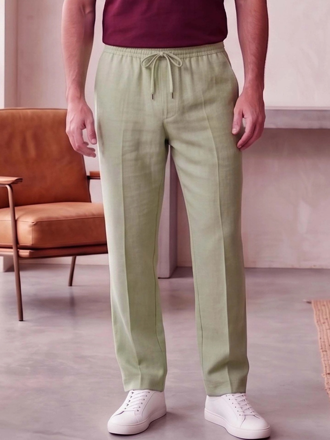 PANTOM Men Relaxed Fit Antimicrobial Track Pants