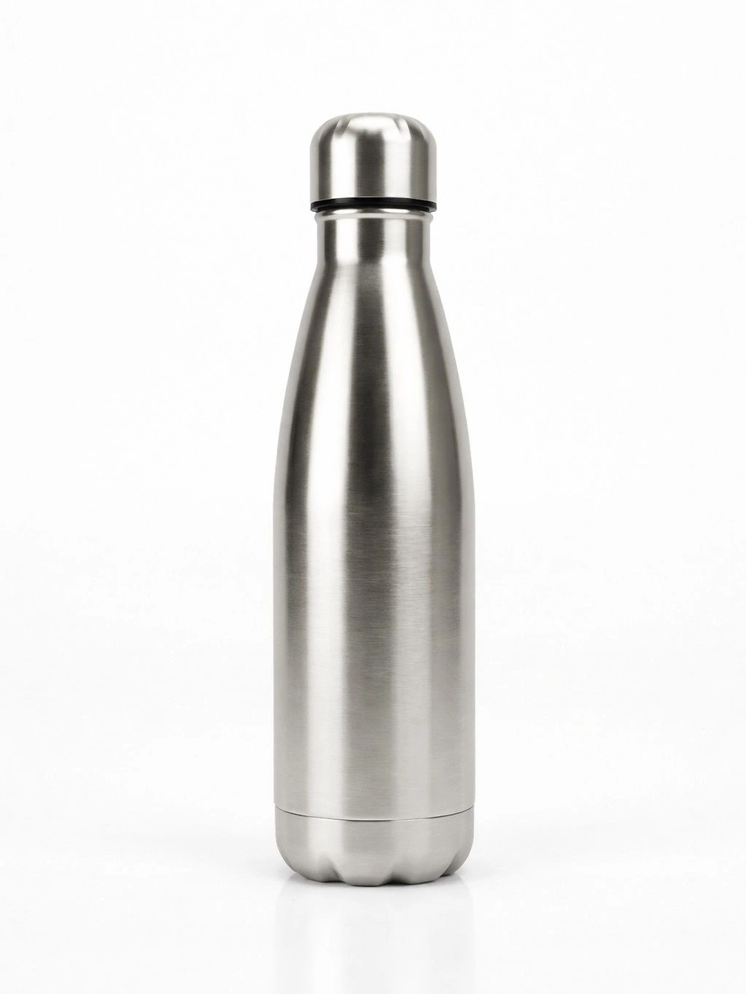 SeaRegal Silver-Toned Single Stainless Steel Solid Single Wall Vacuum Water Bottle 500 ML