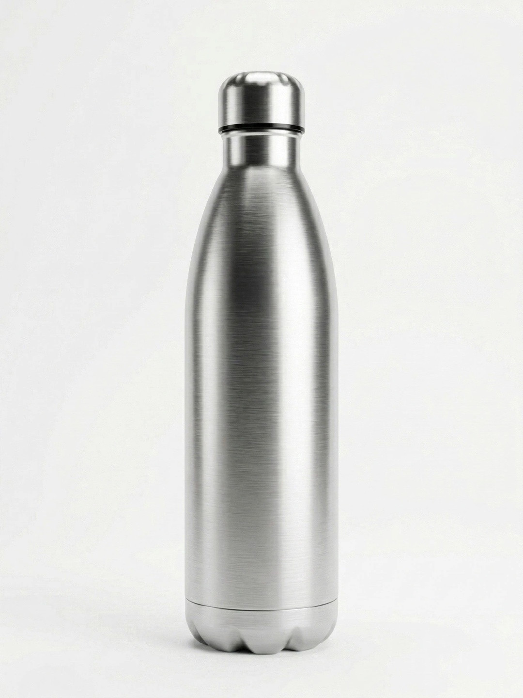 SeaRegal Silver-Toned Single Stainless Steel Solid Single Wall Vacuum Water Bottle 1000 ML