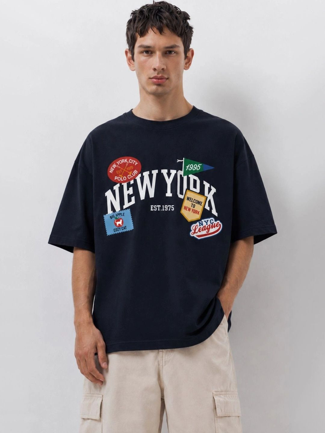MIDHOURS Men Typography Printed T-shirt