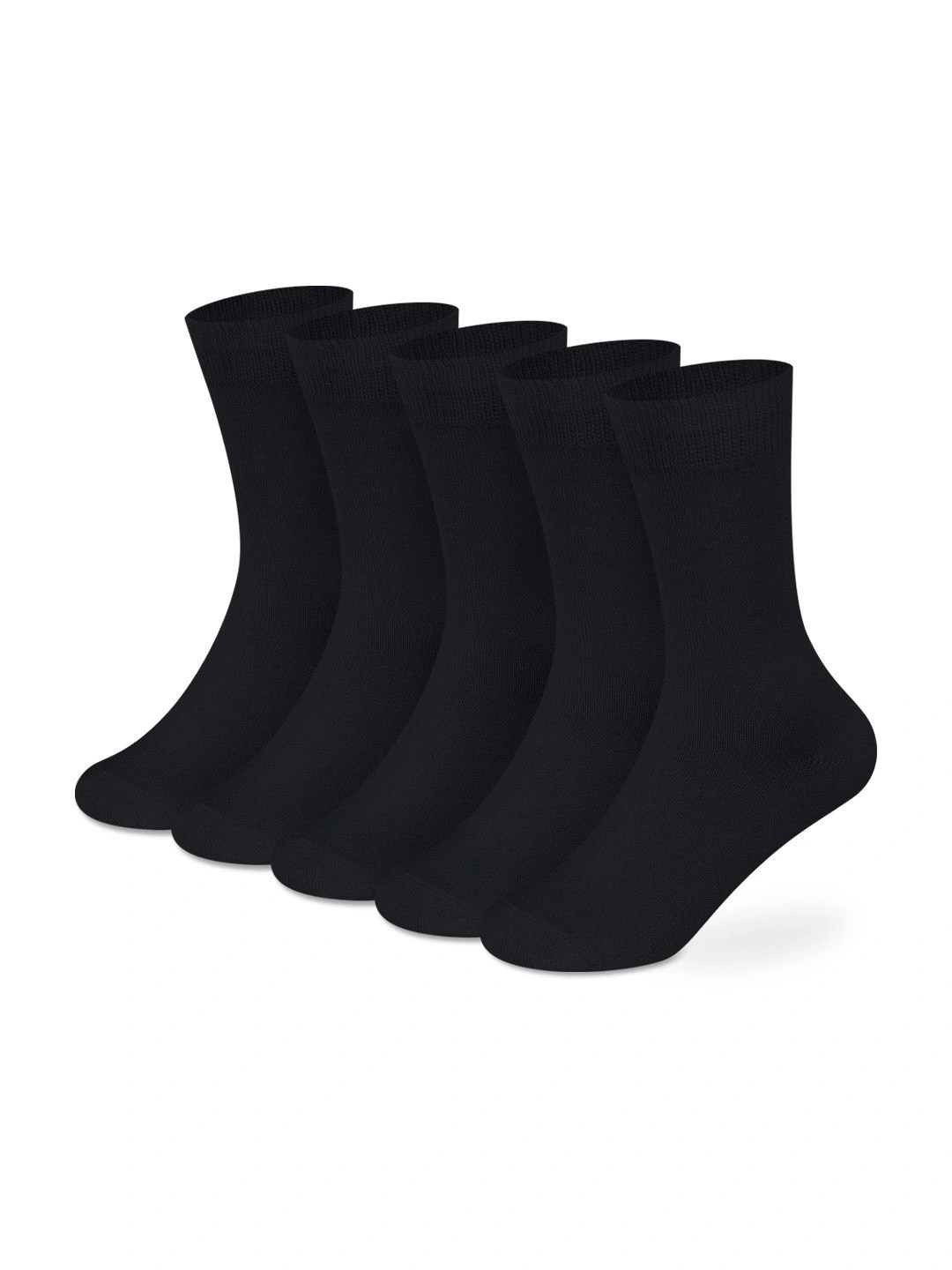 Supersox Kids Pack of 5 Regular Length Cotton Breathable School Uniform Socks