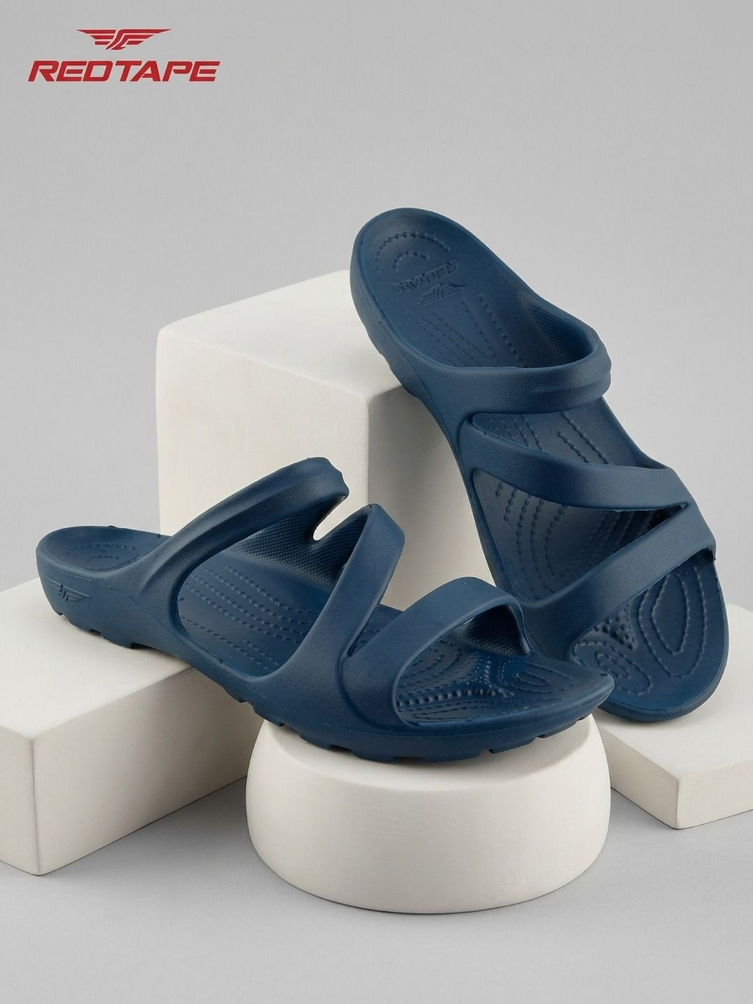 Red Tape Women PU Sliders
