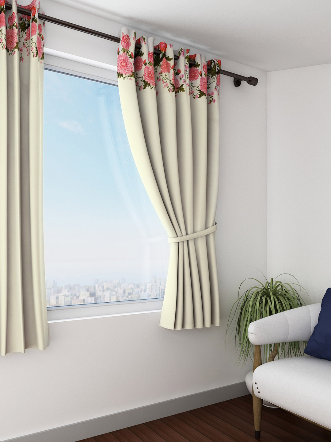 Swayam Blackout 250 GSM Single Window Curtain