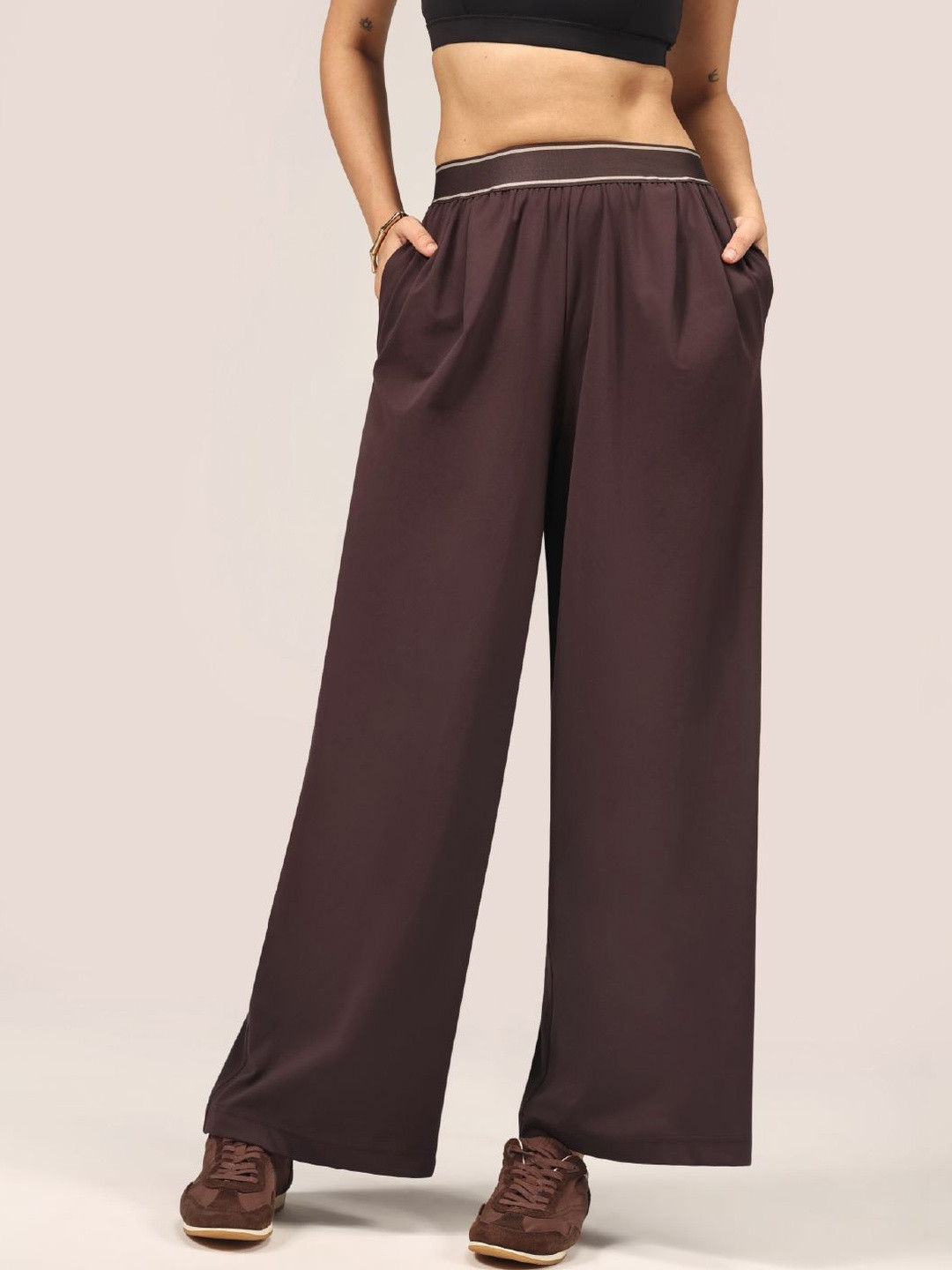 Blissclub Women Cloud Korean Active Wide Pants - Tall
