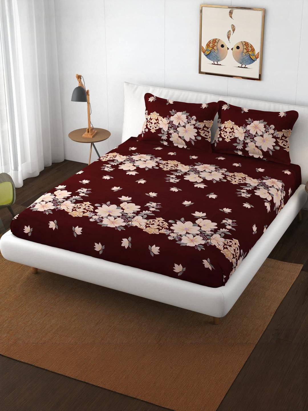 WELLNEST Microfiber Fitted King Bedsheets