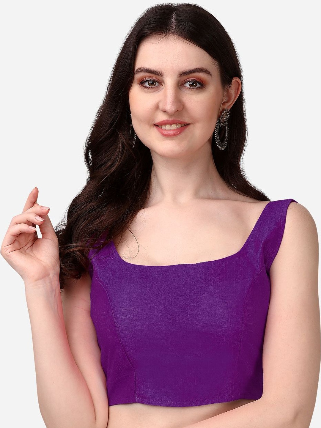 Moda Rapido Silk Solid Saree Blouse