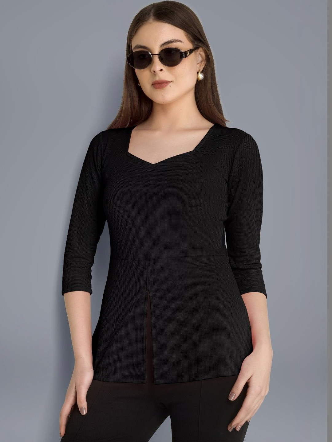 Plus Size Peplum Top