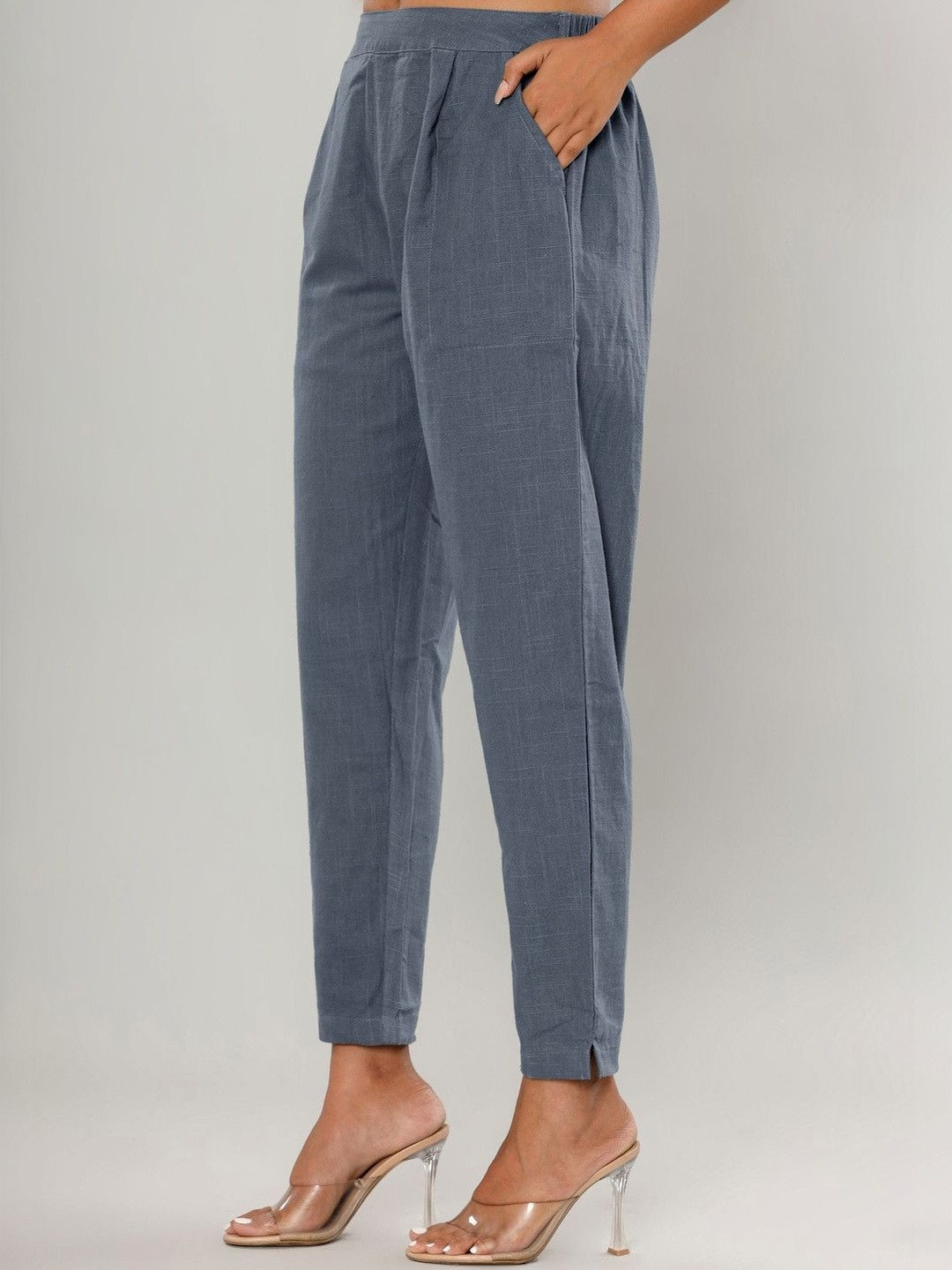 MURLI KURTI Women Straight Fit Easy Wash Trousers