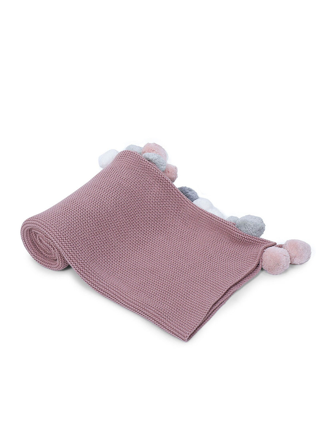 haus & kinder Rose & Grey 800 GSM AC Room Single Pure Cotton Bed Blanket