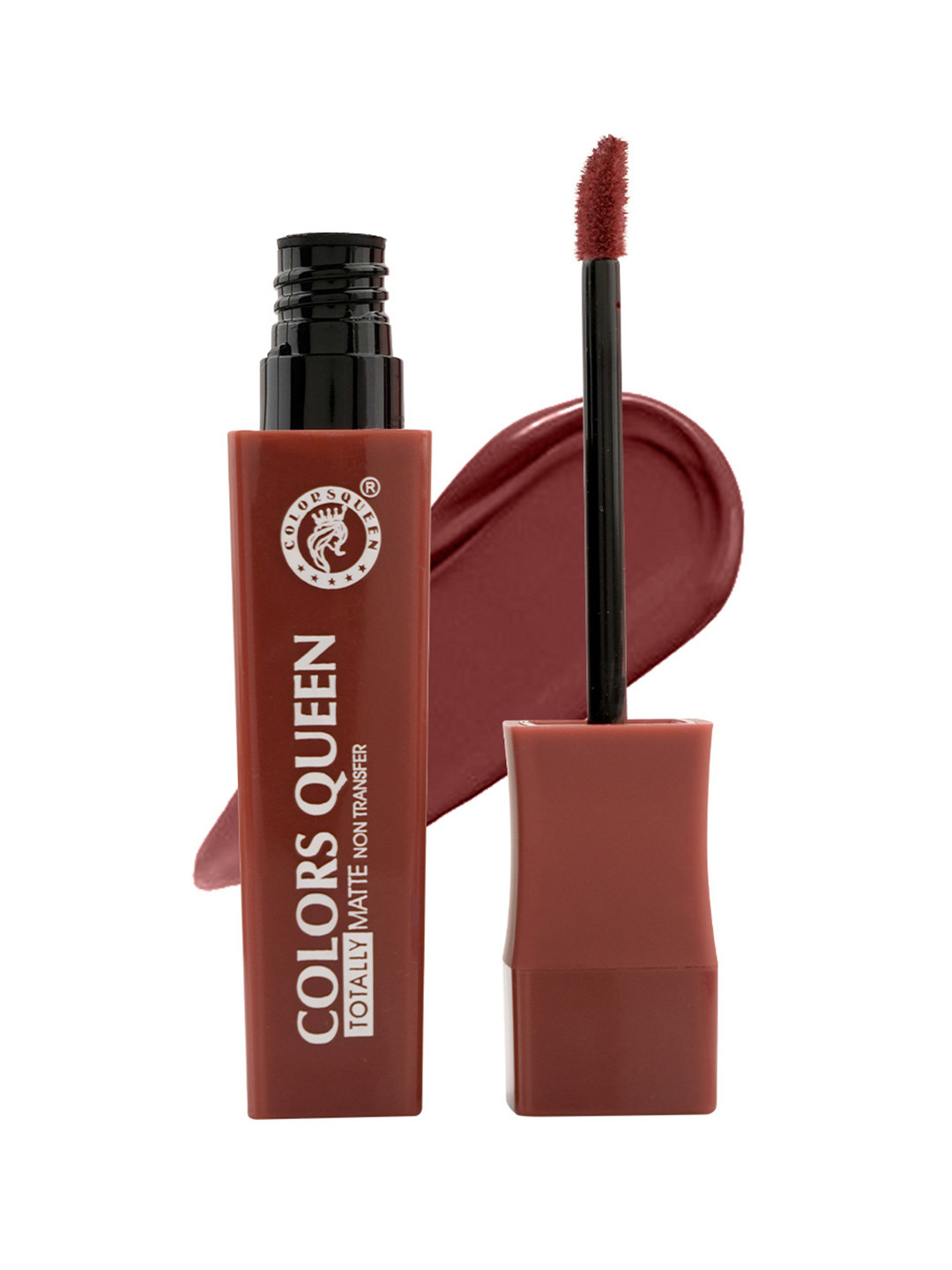 Colors Queen Totally Matte Non Transfer Liquid Lipstick-7.5g - Velvet Nude 07
