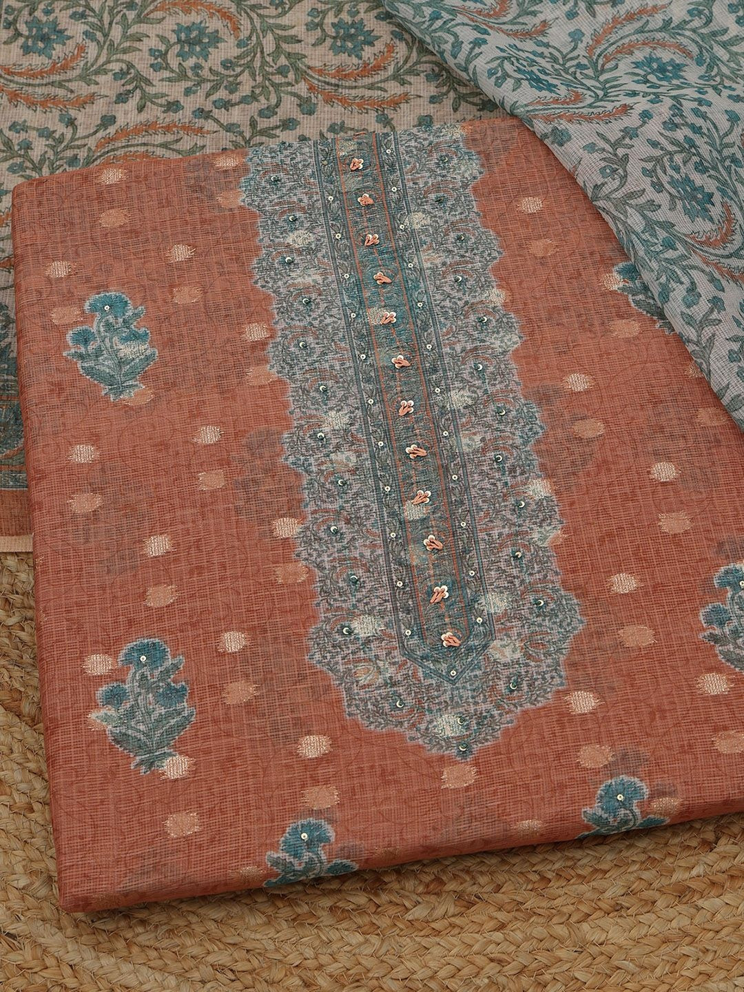 Soch Printed Unstitched Dress Material