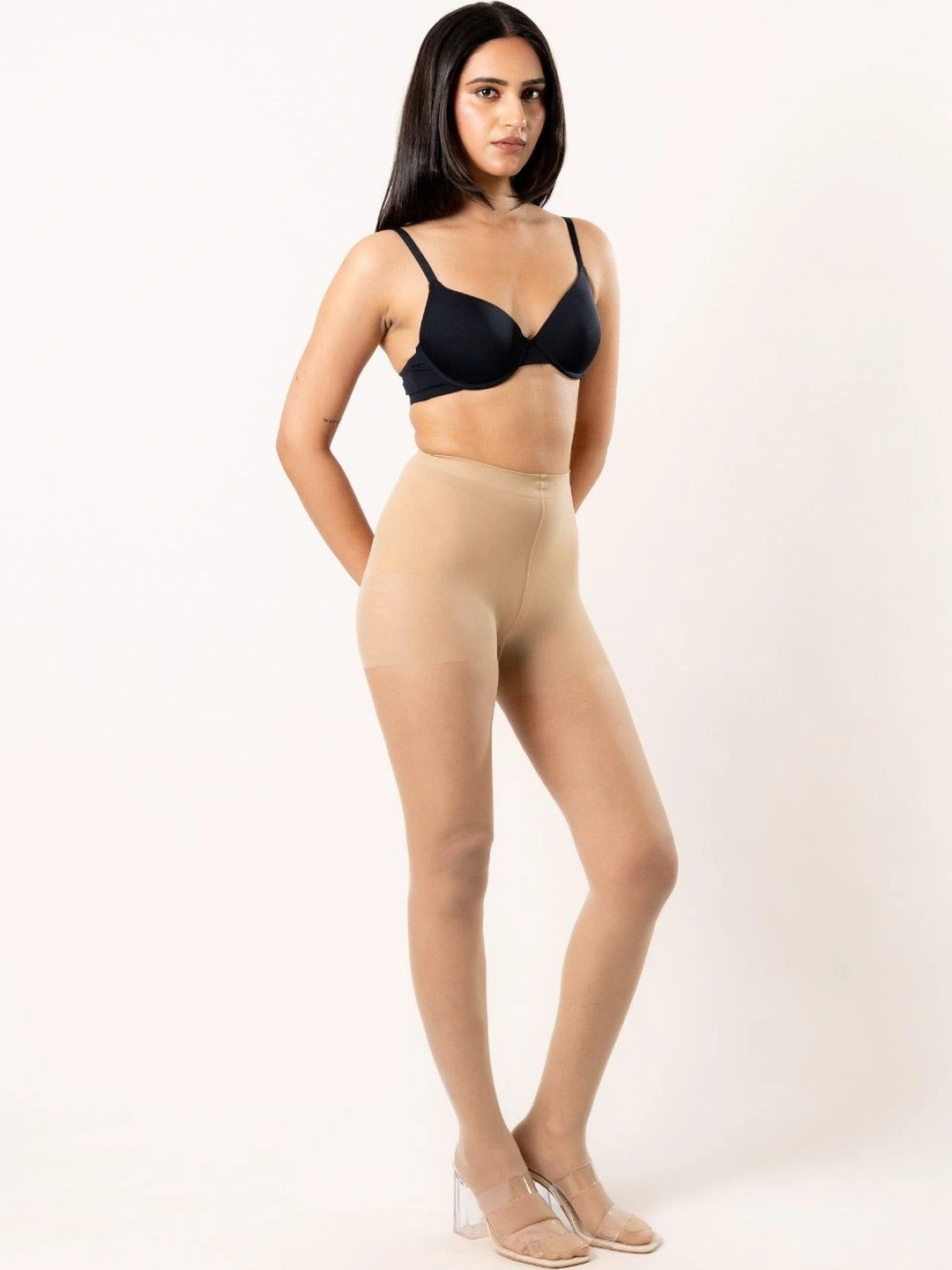 Shapercult Women Ultra Premium Anti-Scratch Transparent Stockings