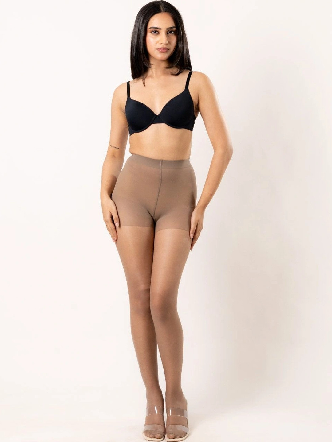 Shapercult Women Ultra Premium Anti-Scratch Transparent Stockings