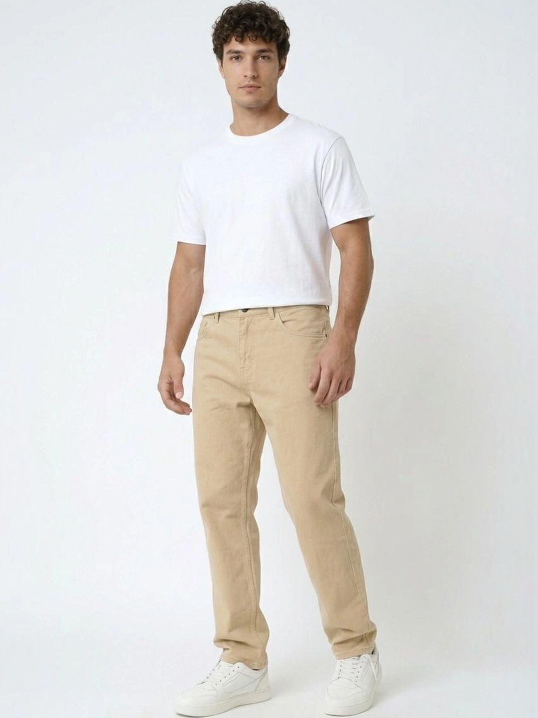 HERE&NOW Men Relaxed Fit Mid-Rise Stretchable Jeans