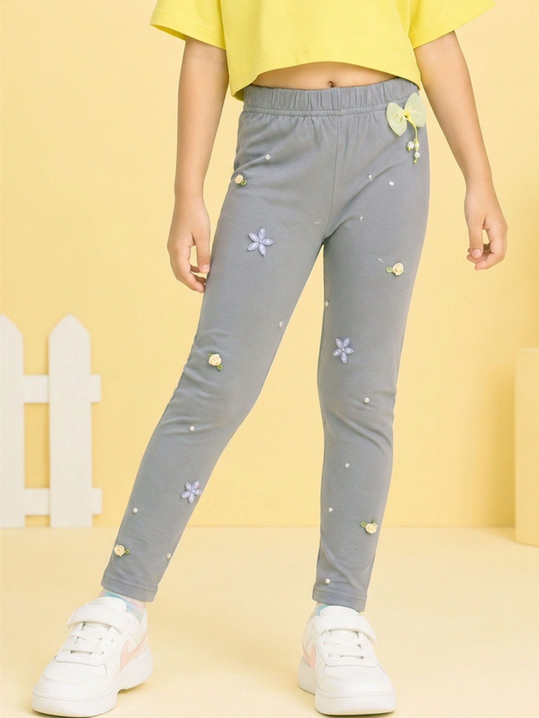 KiddoPanti Girls Cotton Leggings