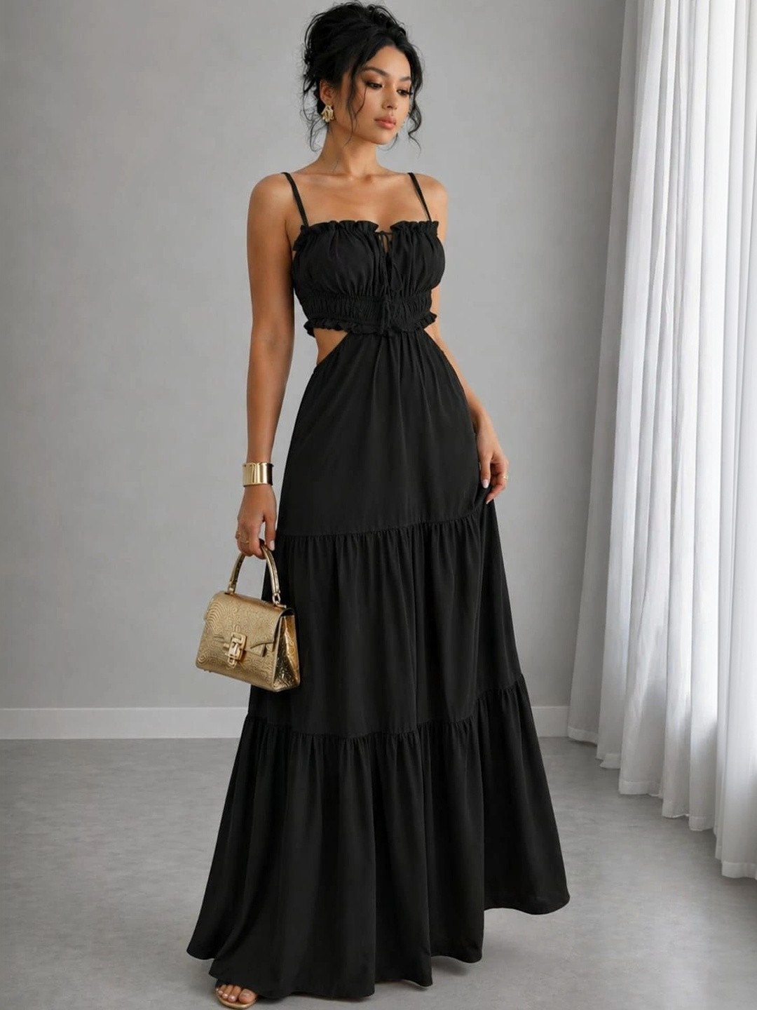 WANQUILA Crepe Maxi Dress