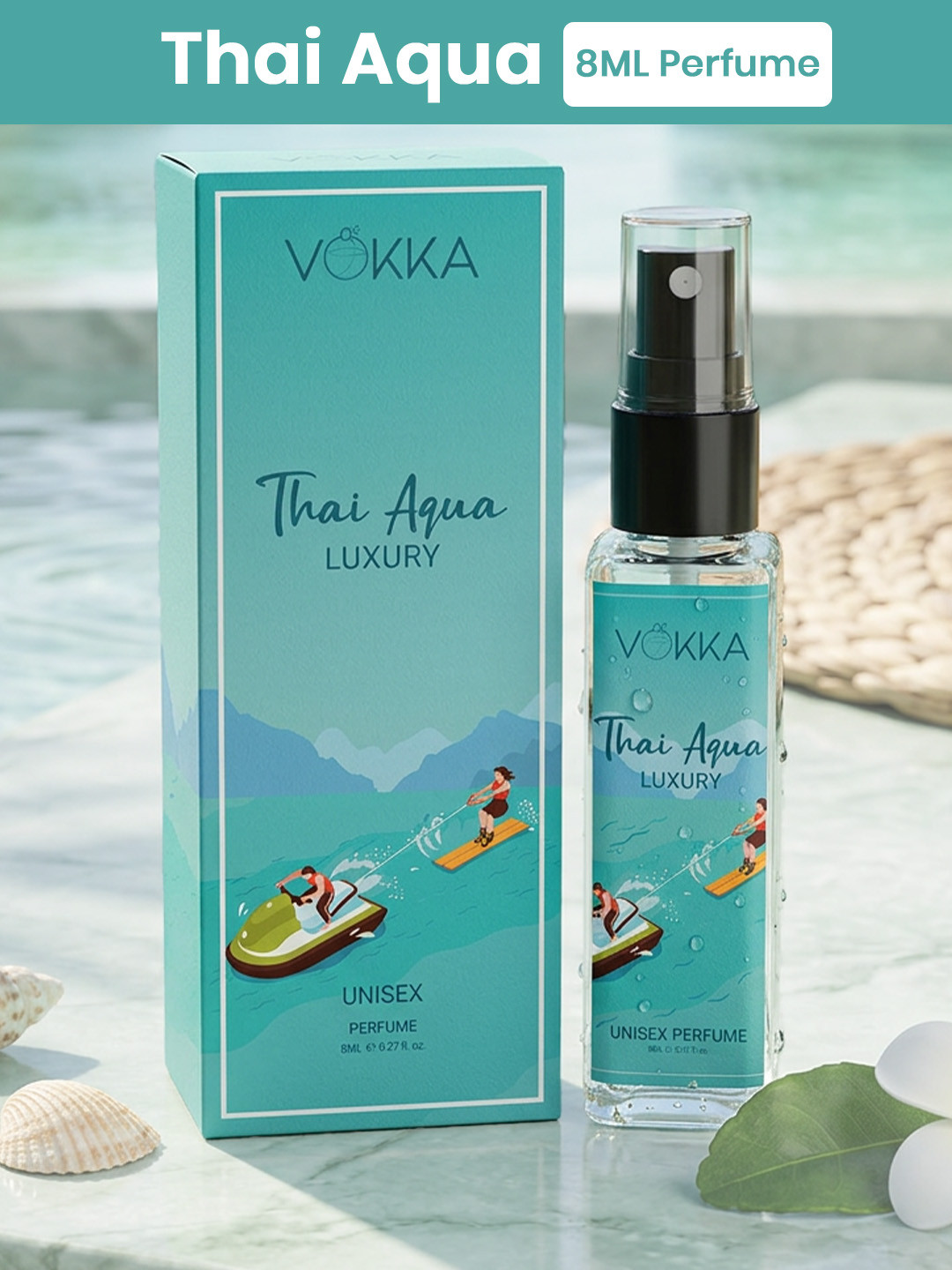 VOKKA Thai Aqua Long Lasting Pocket Perfume - 8ml
