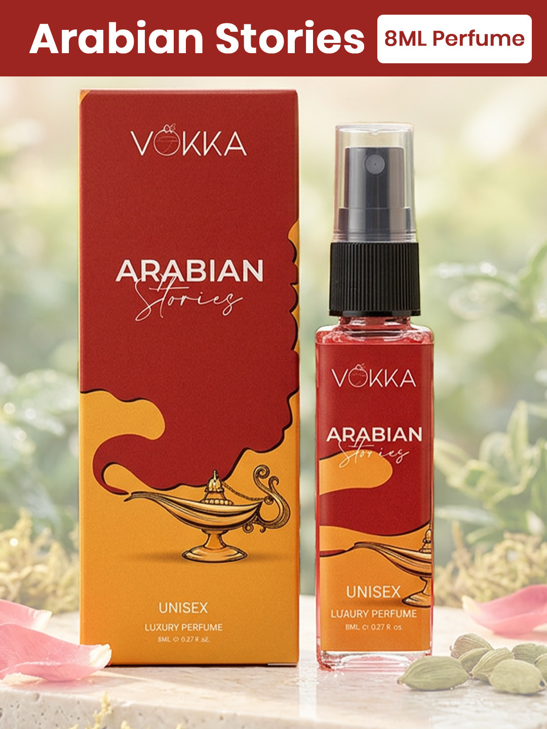 VOKKA Arabian Stories Long Lasting Pocket Perfume - 8ml