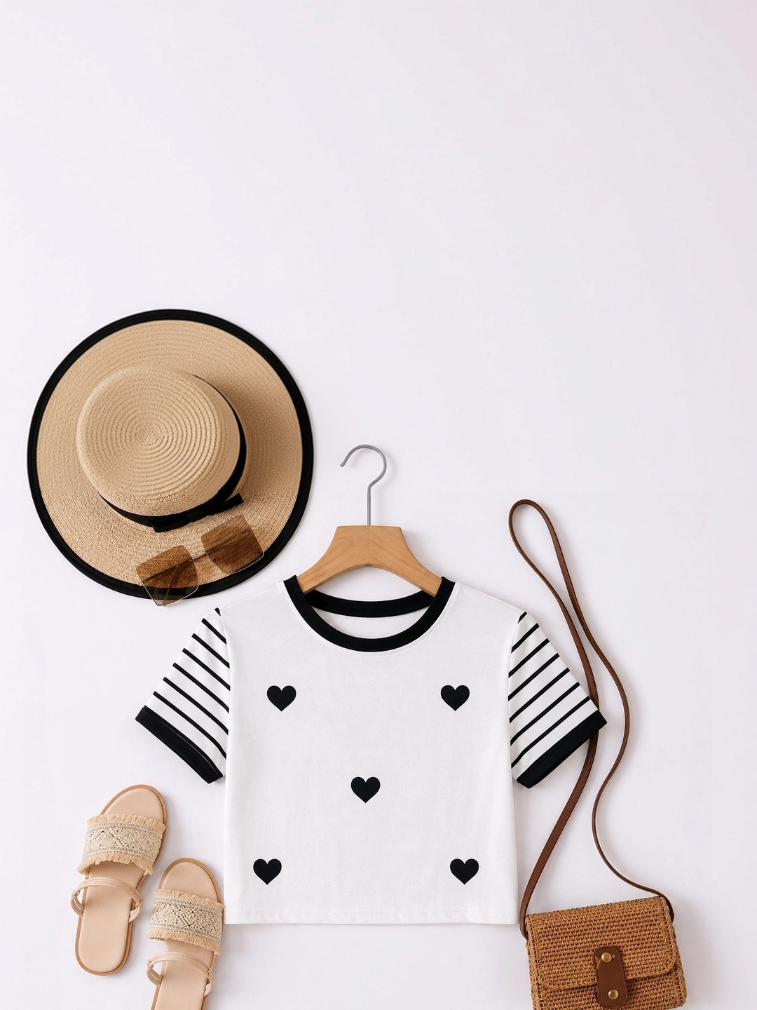 RIZIMCLOTHING Women Printed Boxy T-shirt
