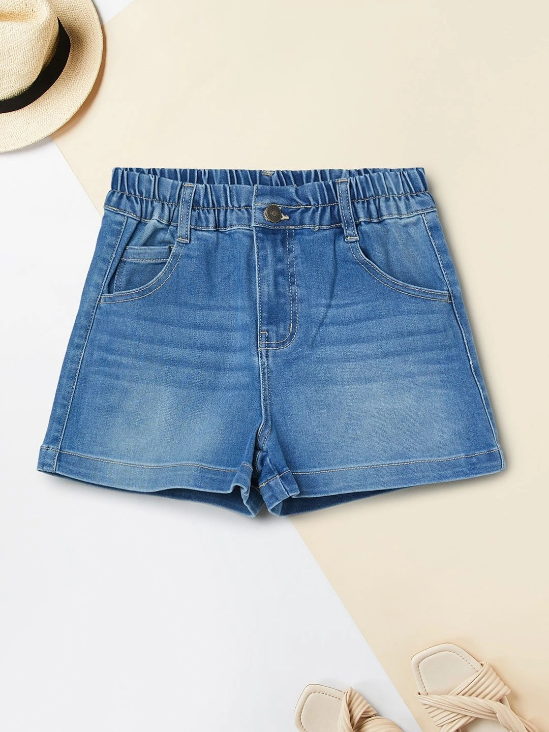 max Girls Denim Shorts