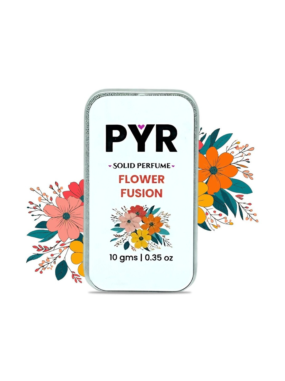 PYR Flower Fusion Long Lasting Solid Perfume - 10 g