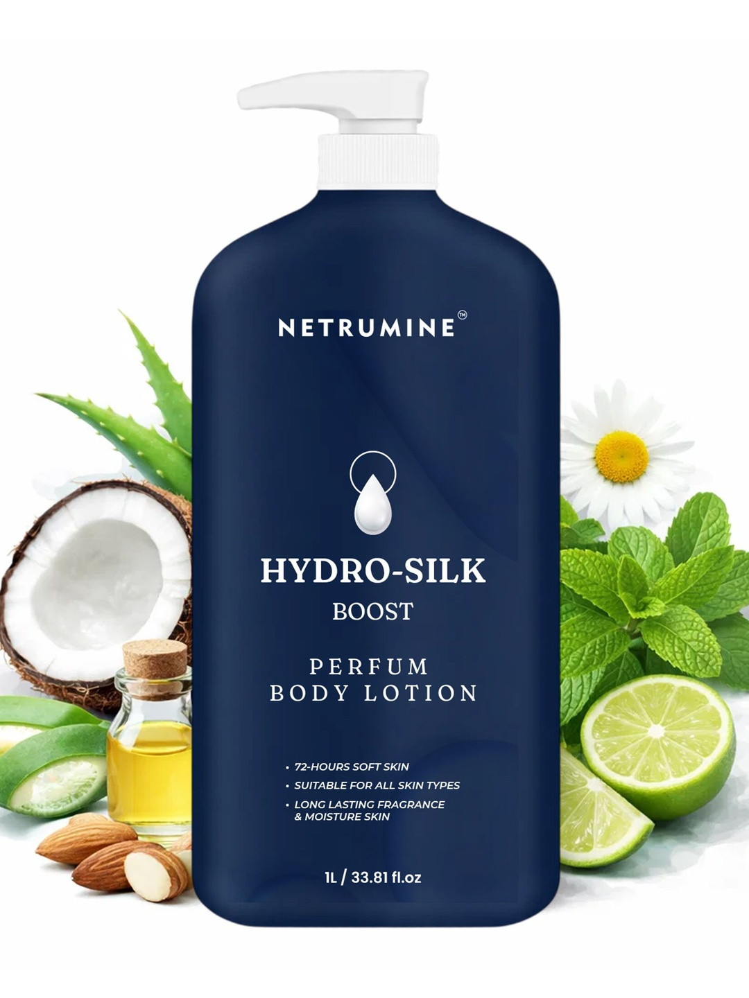 NETRUMINE Hydro-Silk Boost Body Lotion - 1 L