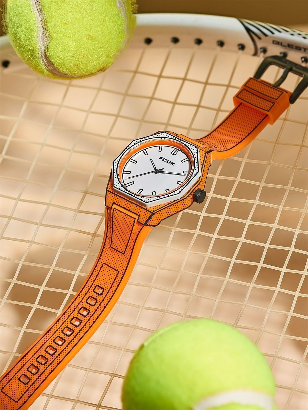 FCUK Men Dial & Straps Analogue Watch FCMX09O