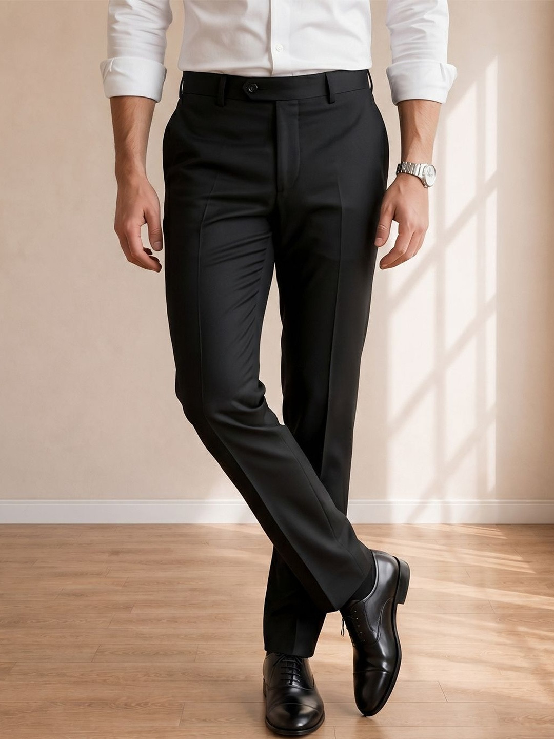 Pointer Jeans Men Original Slim Fit Pleated Trousers