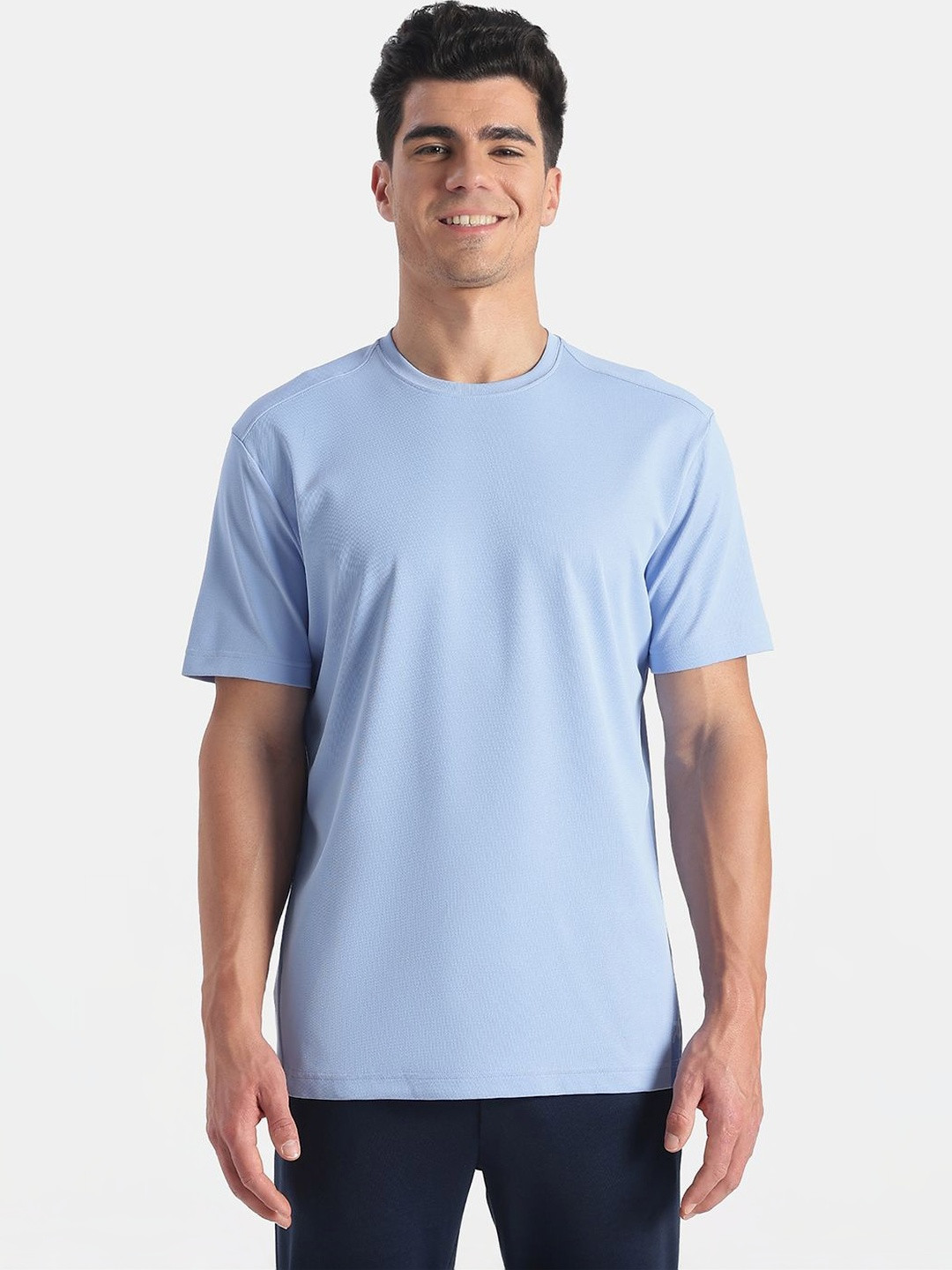 Jockey Microfiber Fabric Active Wear Half Sleeve T-Shirt with StayFresh Treatment - AM74