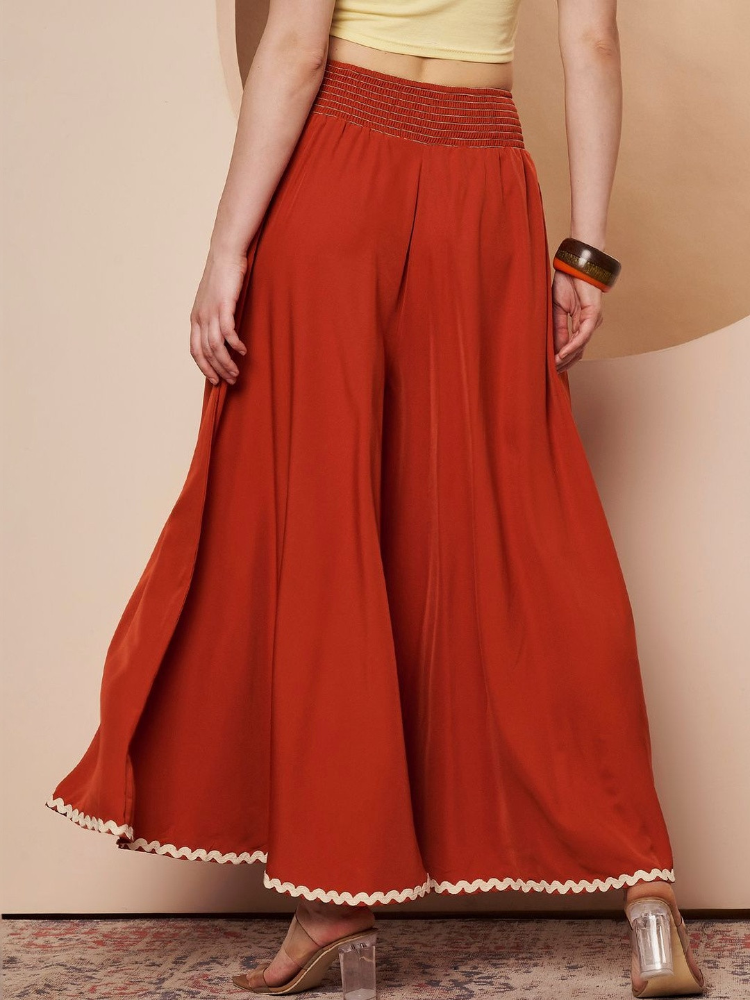 OTABU Women Flared Palazzos