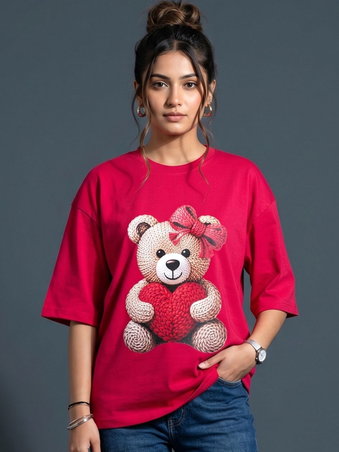 ADDYVERO Women Printed T-shirt