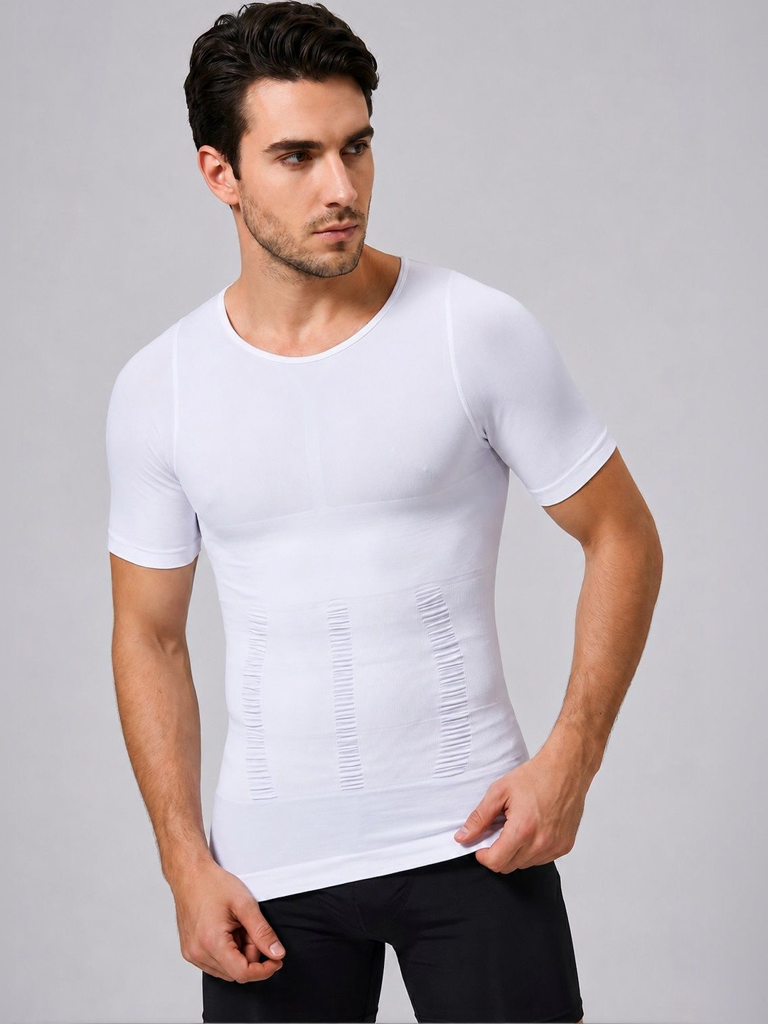 GVV Men Tummy Control Compression Vest Shapewear