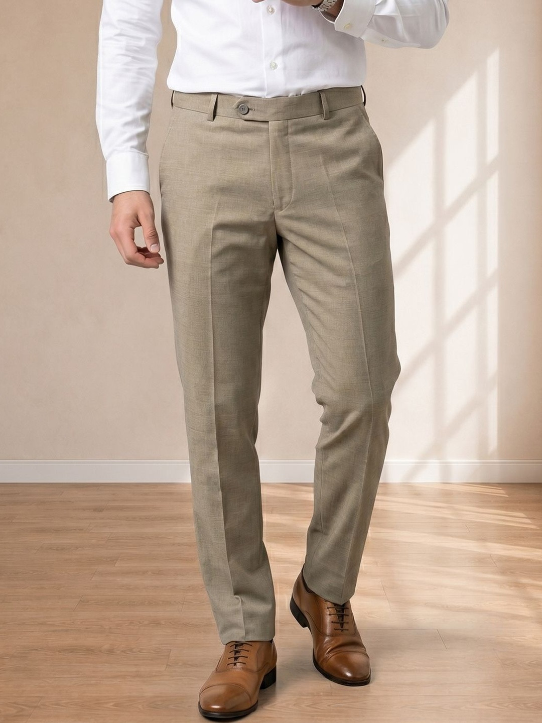 Pointer Jeans Men Original Slim Fit Pleated Trousers